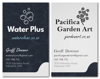 This reversible business card was designed for a client with two businesses that wanted one card for both.